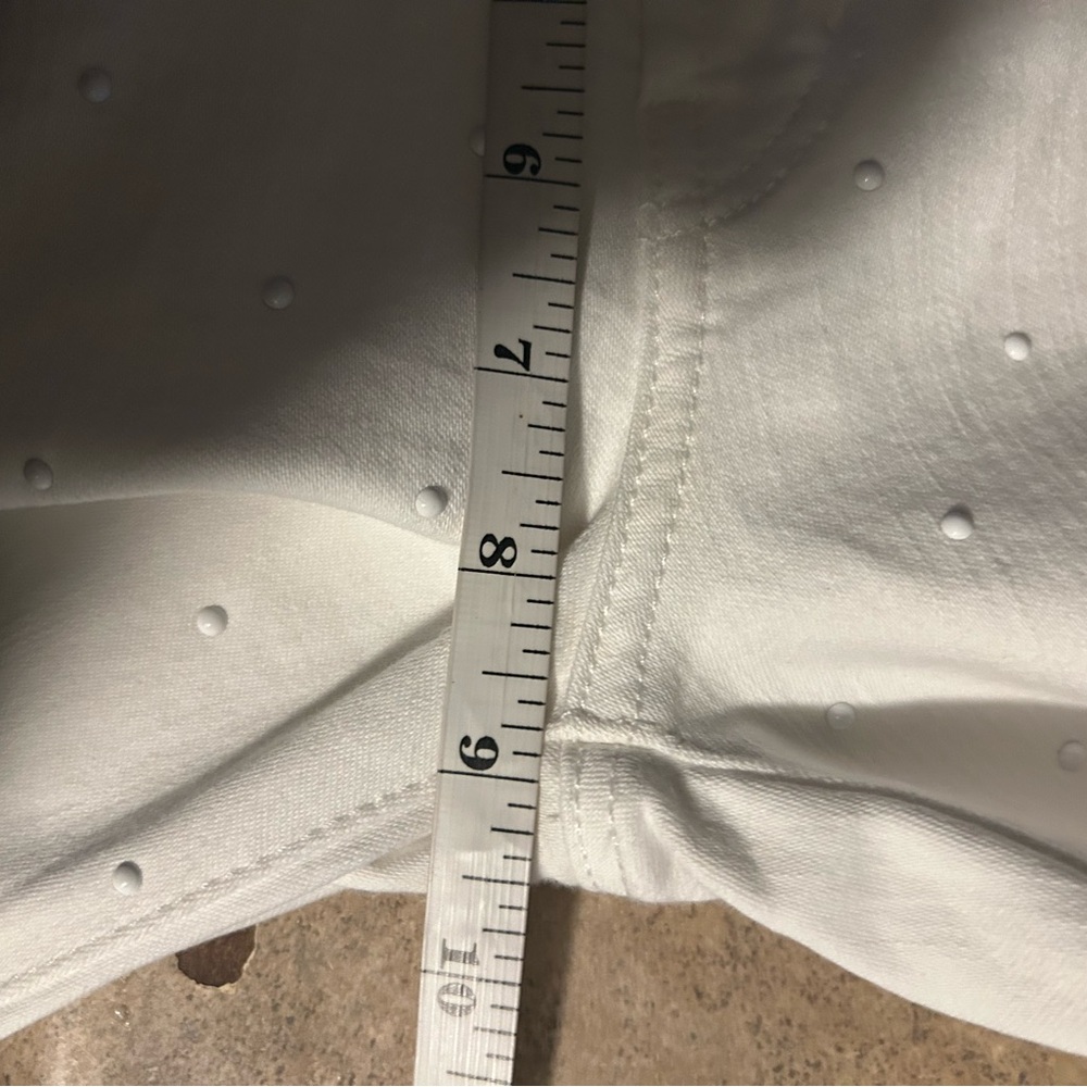J Brand White Ankle Jeans with Studs - Picture 9 of 10